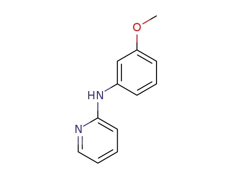 Molecular Structure of 78644-76-5 (2-Pyridinamine, N-(3-methoxyphenyl)-)