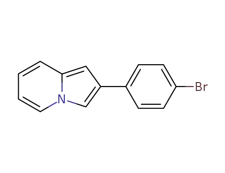 Molecular Structure of 7496-72-2 (2-(4-bromophenyl)indolizine)