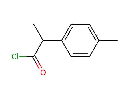 Molecular Structure of 51631-67-5 (α-methyl 4-methylphenylacetyl chloride)
