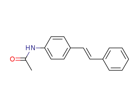 Molecular Structure of 841-18-9 (TRANS-4-ACETYL-AMINOSTILBENE)