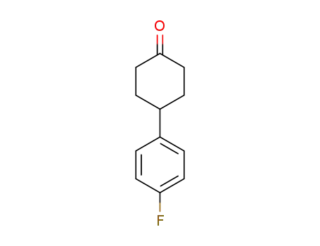 Molecular Structure of 40503-86-4 (4-(4-Fluorophenyl)cyclohexanone)