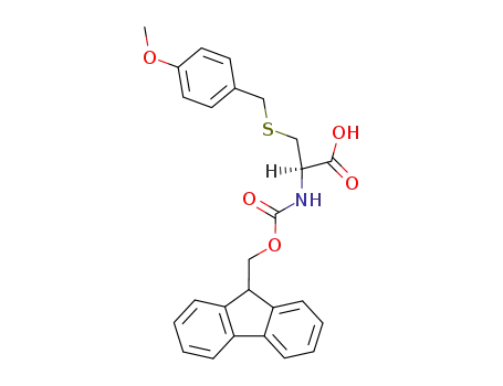 Molecular Structure of 141892-41-3 (N-Fmoc-S-(4-methoxybenzyl)-L-cysteine)