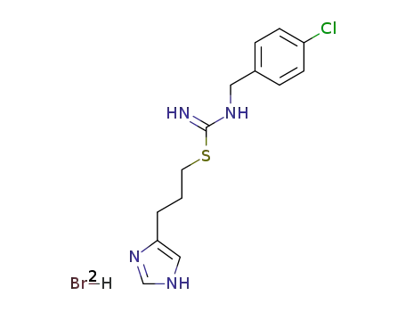 Molecular Structure of 145231-35-2 (N-(4-CHLOROBENZYL)-S-[3-(4(5)-IMIDAZOLYL)PROPYL]ISOTHIOUREA)