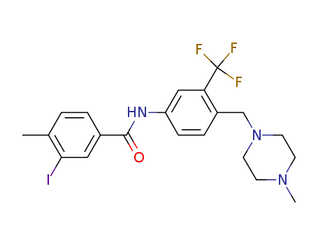 3-iodo-4-Methyl-N-(4-((4-Methylpiperazin-1-yl)Methyl)-3-(trifluoroMethyl)phenyl)benzaMide Cas no.58-05-9 98%