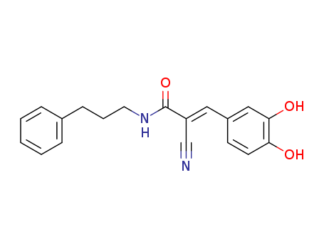 AG 555;(E)-2-Cyano-3-(3,4-dihydroxyphenyl)-N-(3-phenylpropyl)-2-propenaMide