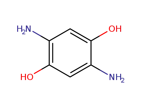 Molecular Structure of 10325-89-0 (2,5-Diaminobenzene-1,4-diol)