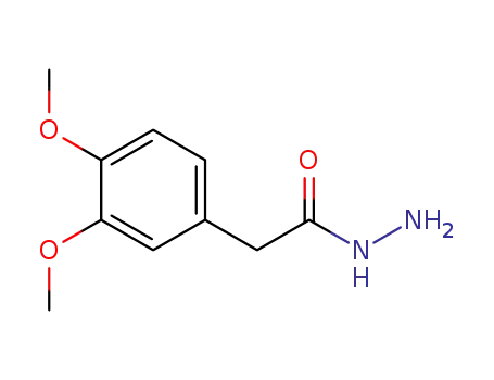 Molecular Structure of 60075-23-2 (3,4-DIMETHOXYPHENYLACETIC ACID HYDRAZIDE)