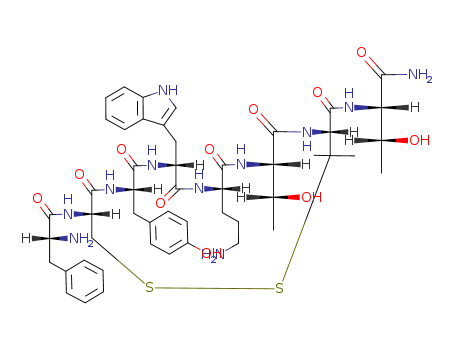 L-Threoninamide,D-phenylalanyl-L-cysteinyl-L-tyrosyl-D-tryptophyl-L-ornithyl-L-threonyl-3-mercapto-L-valyl-,cyclic (2?7)-disulfide