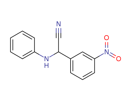 Benzeneacetonitrile, 3-nitro-a-(phenylamino)-