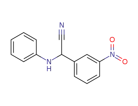 Molecular Structure of 193604-18-1 (Benzeneacetonitrile, 3-nitro-a-(phenylamino)-)