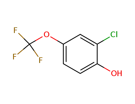 Molecular Structure of 70783-75-4 (2-CHLORO-4-TRIFLUOROMETHOXYPHENOL)