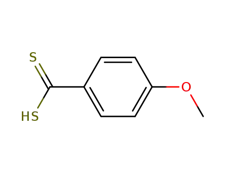 Molecular Structure of 2168-77-6 (Benzenecarbodithioic acid, 4-methoxy-)