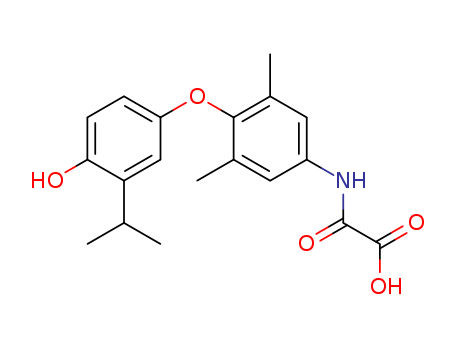 N-[3,5-Dimethyl-4-(4''-hydroxy-3''-isopropyl-phenoxy) phenyl] oxamic Acid