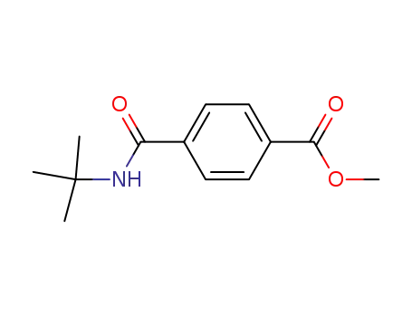 Molecular Structure of 67852-98-6 (N-t-Butyl 4-(methoxycarbony)benzamide)