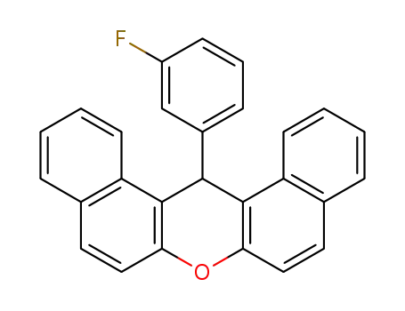 14-(3-fluorophenyl)-14H-dibenzo[a,j]xanthene