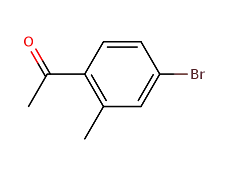 Molecular Structure of 65095-33-2 (Ethanone, 1-(4-bromo-2-methylphenyl)-)