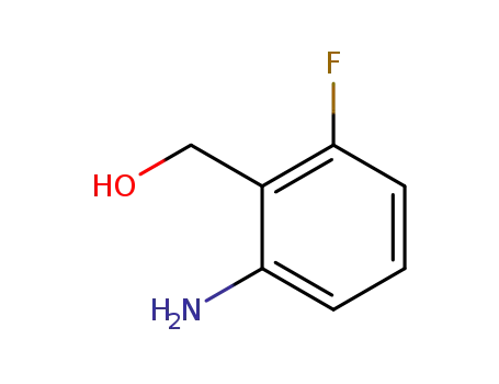 Molecular Structure of 221285-25-2 (Benzenemethanol, 2-amino-6-fluoro- (9CI))