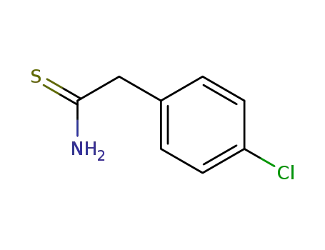 Molecular Structure of 17518-48-8 (2-(4-CHLOROPHENYL)-THIOACETAMIDE)