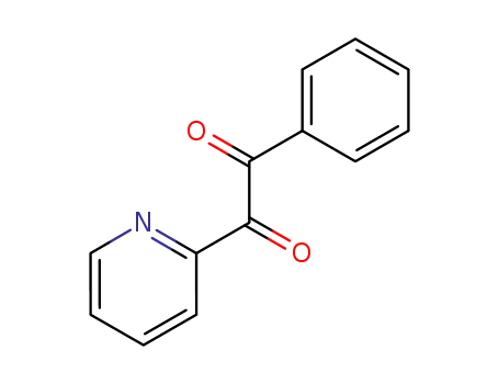 Molecular Structure of 13474-48-1 (1-phenyl-2-(pyridin-2-yl)ethane-1,2-dione)