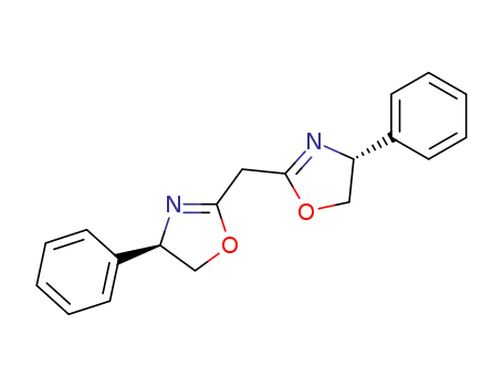 Molecular Structure of 150639-34-2 ((R,R)-2,2'-METHYLENEBIS(4-PHENYL-2-OXAZOLINE))