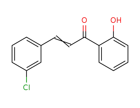 Molecular Structure of 1849-58-7 (2-Propen-1-one, 3-(3-chlorophenyl)-1-(2-hydroxyphenyl)-)