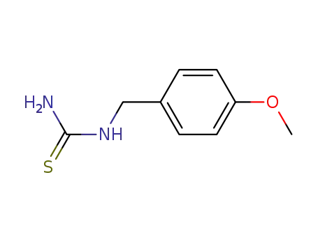 Molecular Structure of 37412-64-9 (1-(4-METHOXYBENZYL)-2-THIOUREA)