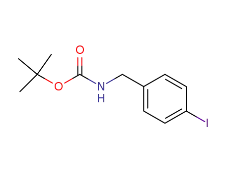 Molecular Structure of 189132-01-2 ((4-IODO-BENZYL)-CARBAMIC ACID TERT-BUTYL ESTER)