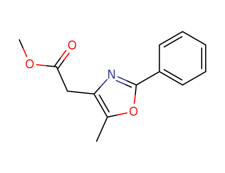 4-Oxazoleacetic acid,5-methyl-2-phenyl-, methyl ester cas  103788-64-3