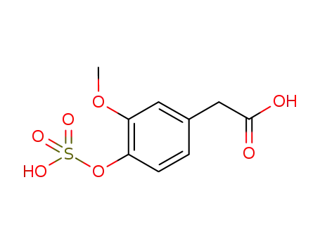 Molecular Structure of 38339-06-9 (Homovanillic Acid Sulfate)