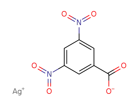 Molecular Structure of 57542-56-0 (Benzoic acid, 3,5-dinitro-, silver (1+) salt)