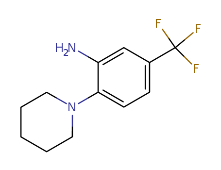 Benzenamine,2-(1-piperidinyl)-5-(trifluoromethyl)- cas  1496-40-8