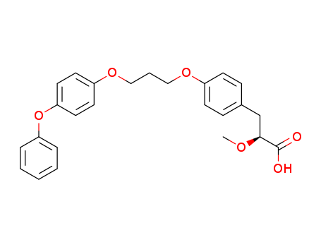 2-methoxy-3-[4-[3-(4-phenoxyphenoxy)propoxy]phenyl]propanoic acid