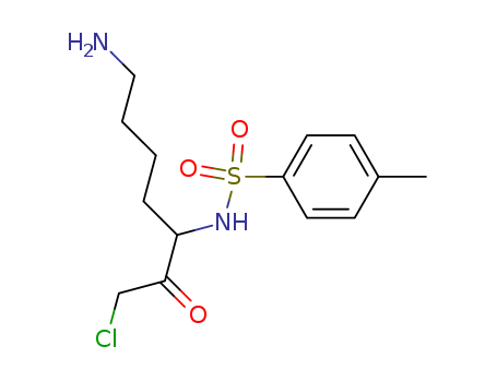 Benzenesulfonamide,N-[(1S)-5-amino-1-(2-chloroacetyl)pentyl]-4-methyl-