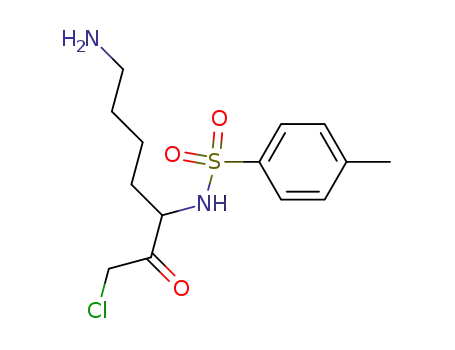 Molecular Structure of 2104-86-1 (Tosyllysine chloromethyl ketone)