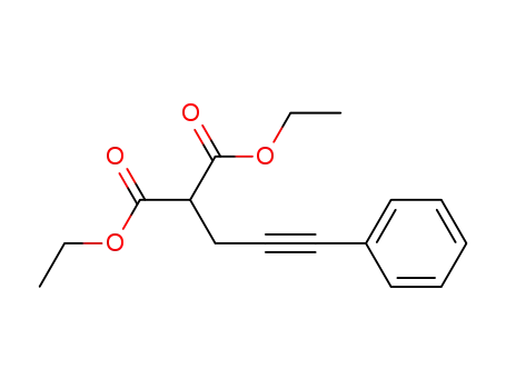 2-(3-phenylprop-2-ynyl)malonic acid diethyl ester