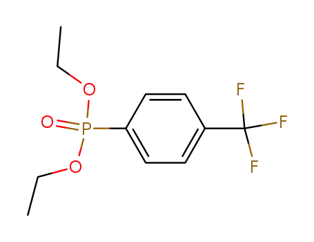 Molecular Structure of 77918-46-8 ((4-TRIFLUOROMETHYL-PHENYL)-PHOSPHONIC ACID DIETHYL ESTER)