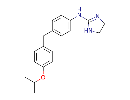 4,5-DIHYDRO-N-[4-[[4-(1-METHYLETHOXY)PHENYL]METHYL]PHENYL]-1H-IMIDAZOL-2-AMINE