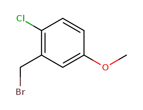 Molecular Structure of 3771-13-9 (2-(bromomethyl)-1-chloro-4-methoxybenzene)