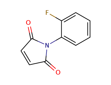 Molecular Structure of 63566-53-0 (1-(2-FLUOROPHENYL)-1H-PYRROLE-2,5-DIONE)