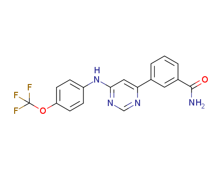 Benzamide,3-[6-[[4-(trifluoromethoxy)phenyl]amino]-4-pyrimidinyl]-