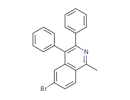 1-methyl-3,4-diphenyl-6-bromo-isoquinoline