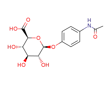 Molecular Structure of 16110-10-4 (acetaminophen glucuronide)
