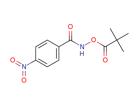 Molecular Structure of 1293990-74-5 (4-nitro-N-(pivaloyloxy)benzamide)
