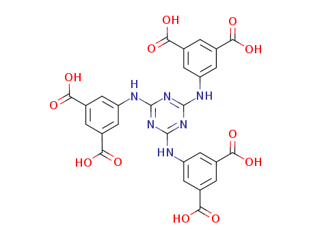 5,5’,5’’-(1,3,5-triazine-2,4,6-triyl)tris(azanediyl) triisophthalate