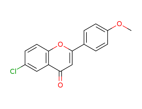 4H-1-Benzopyran-4-one, 6-chloro-2-(4-methoxyphenyl)-