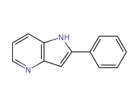 Molecular Structure of 25797-03-9 (2-Phenyl-1H-pyrrolo[3,2-b]pyridine)