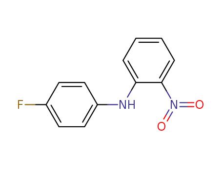 Molecular Structure of 322-78-1 (Benzenamine, N-(4-fluorophenyl)-2-nitro-)