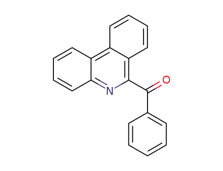 Molecular Structure of 91871-07-7 (Methanone, 6-phenanthridinylphenyl-)