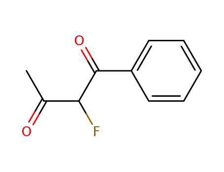 Molecular Structure of 109801-25-4 (1,3-Butanedione, 2-fluoro-1-phenyl- (9CI))