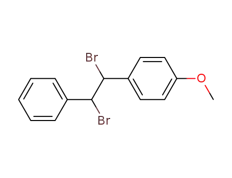 Benzene, 1-(1,2-dibromo-2-phenylethyl)-4-methoxy-
